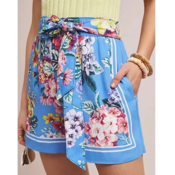 Maeve floral shorts Anthropologie size Medium - Picture 5 of 5
